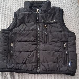 Vineyard Vines Charcoal Quilted Vest